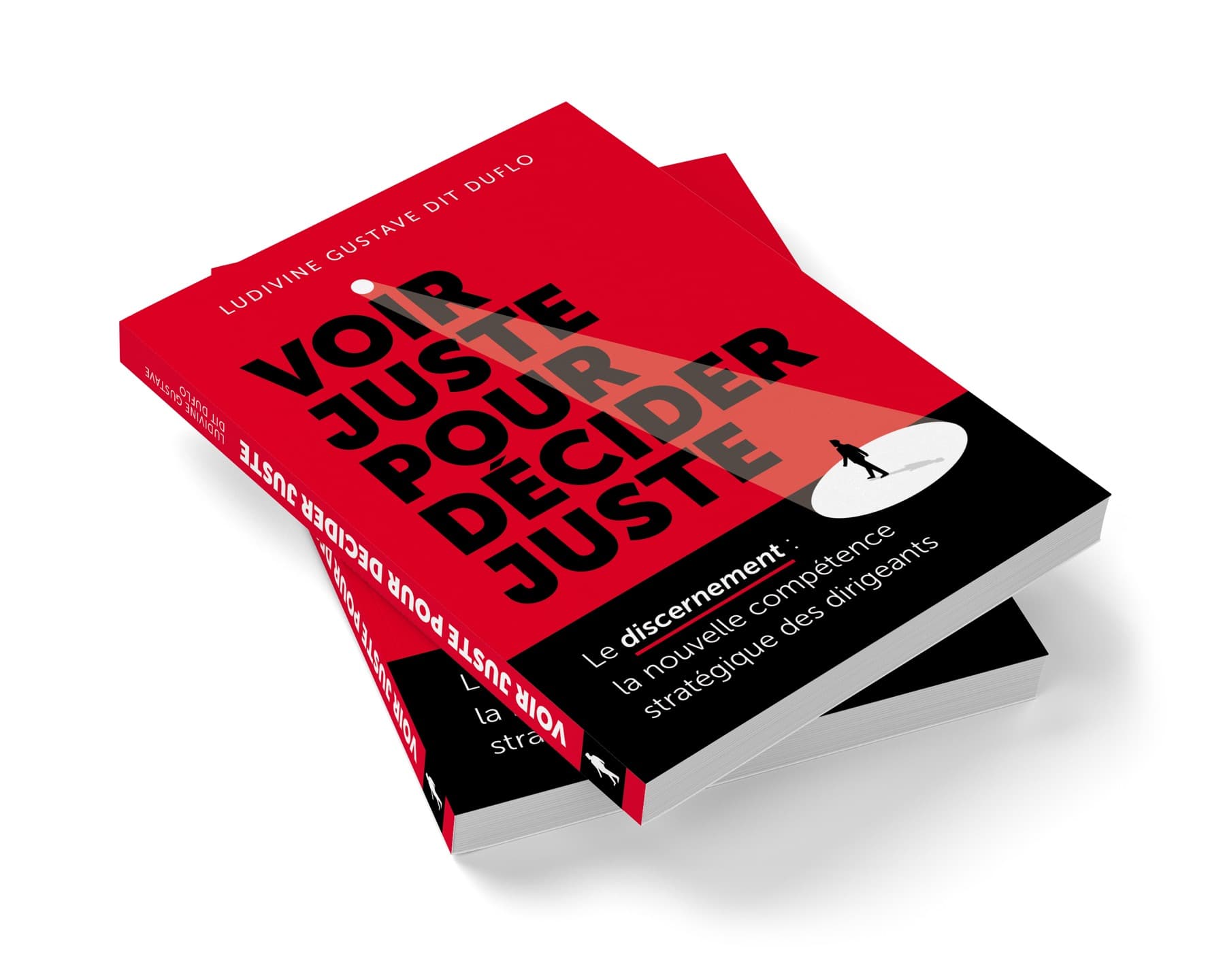 Deux exemplaires de « Voir juste pour décider juste », posés l'un sur l'autre